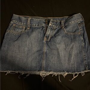 Old Navy Blue Casual Mini Skirt